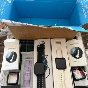 GABB Watches 3 - Black and White Smartwatches SETS